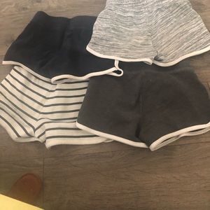 Set of 4 Abercrombie kids shorts